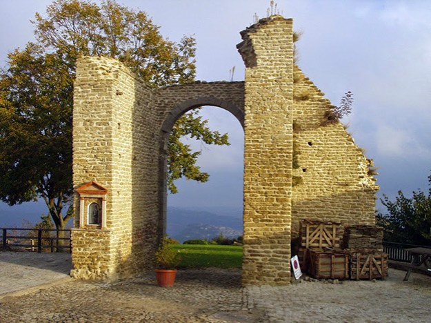 a stone gate